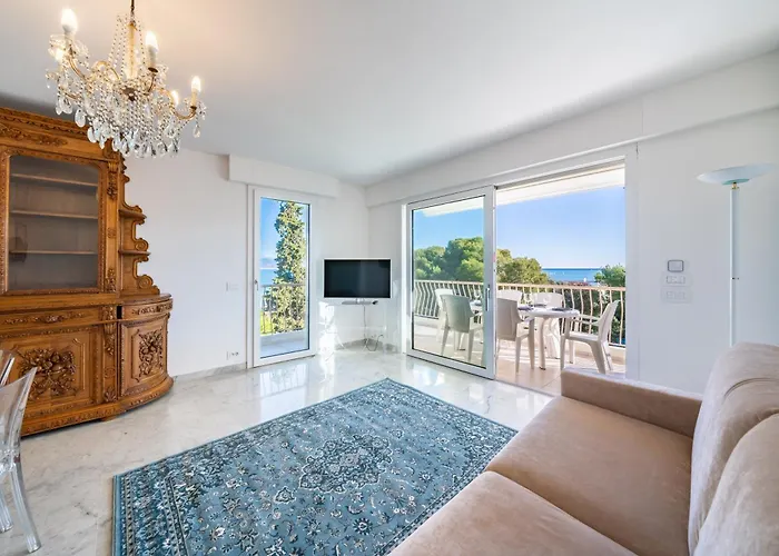 3 Pièces En Dernier étage - Vue Et Montagnes - Résidence De Standing Appartement Antibes